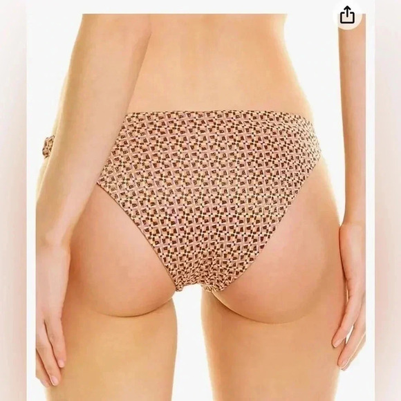 L Space Camacho Bikini Bottoms Beachwear in Shimmer Size XL - Picture 3 of 7